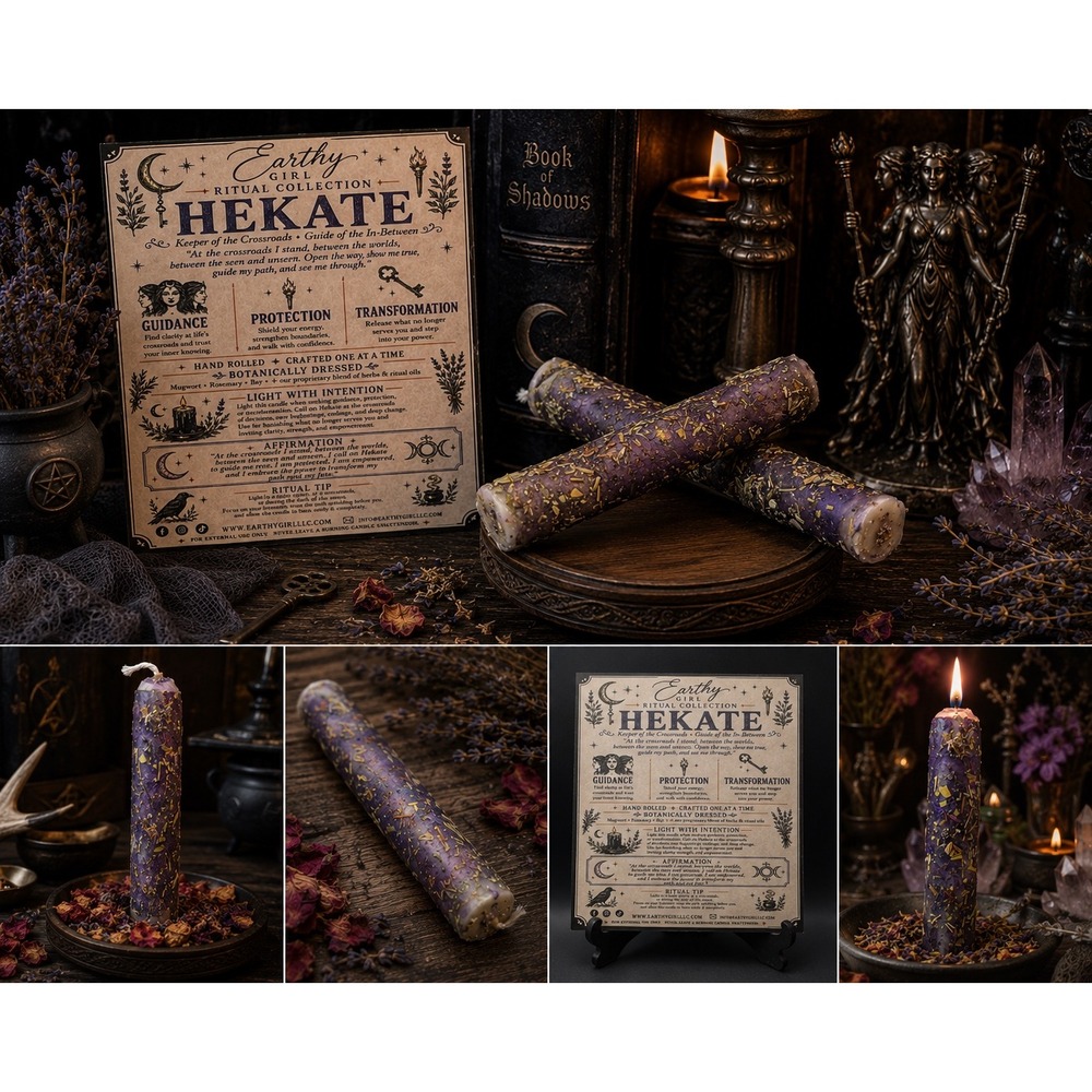 Hekate ritual candle